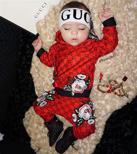 baby gucci girls|newborn baby wearing gucci.